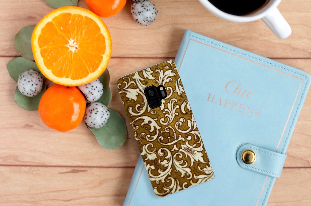 Telefoon Hoesje Samsung Galaxy S9 Barok Goud