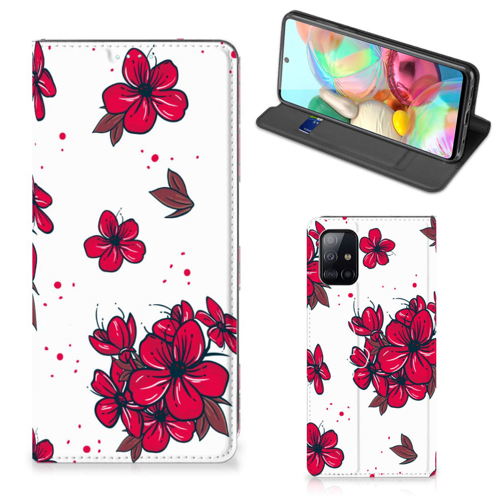 Samsung Galaxy A71 Smart Cover Blossom Red