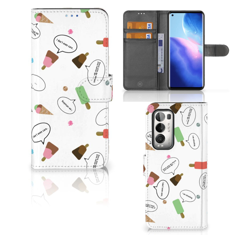 OPPO Find X3 Neo 5G Book Cover IJsjes