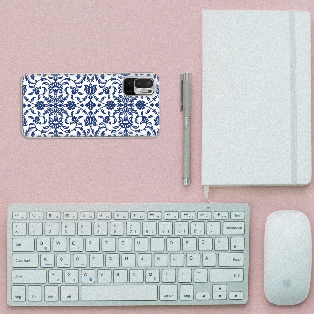 Xiaomi Redmi Note 10/10T 5G | Poco M3 Pro TPU Case Flower Blue B2C Telecom
