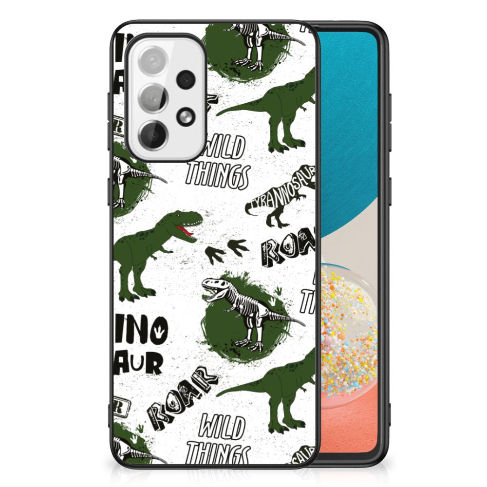 Dierenprint Telefoonhoesje voor Samsung Galaxy A73 Dinosaurus B2C Telecom