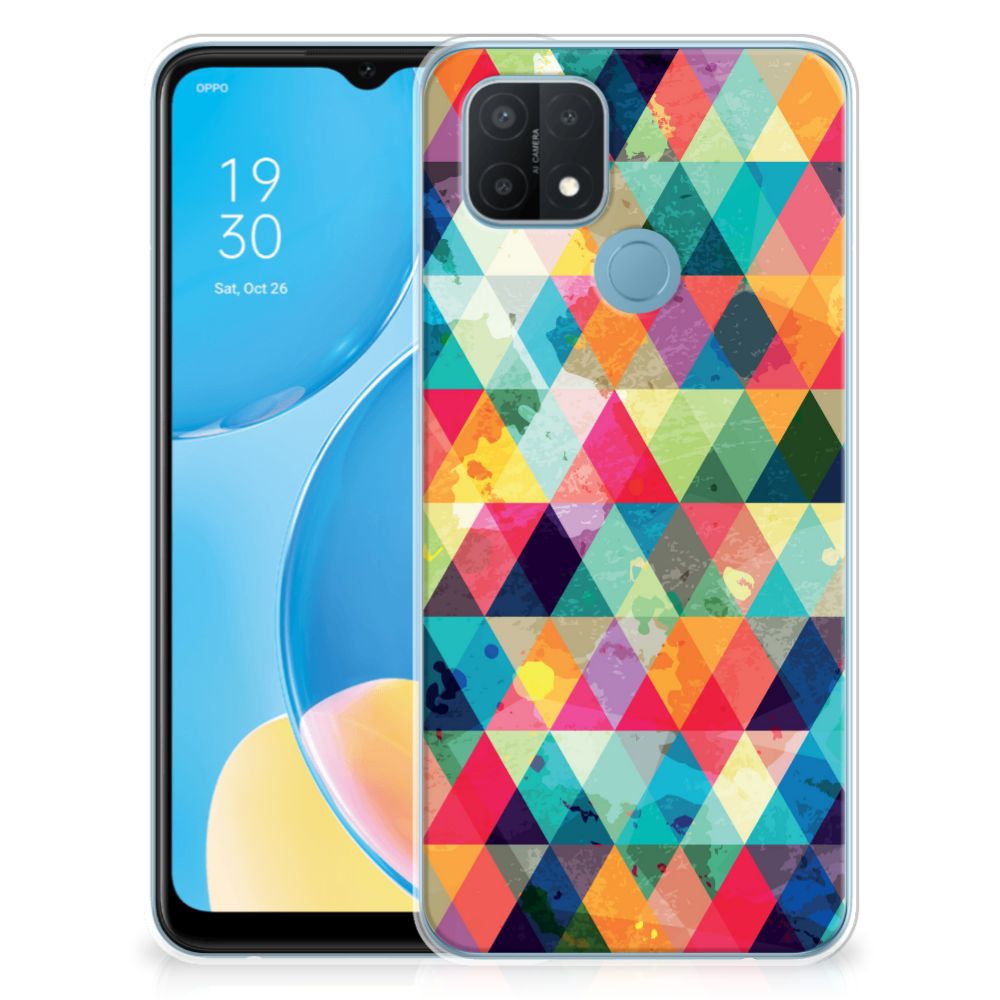 OPPO A15 TPU bumper Geruit B2C Telecom