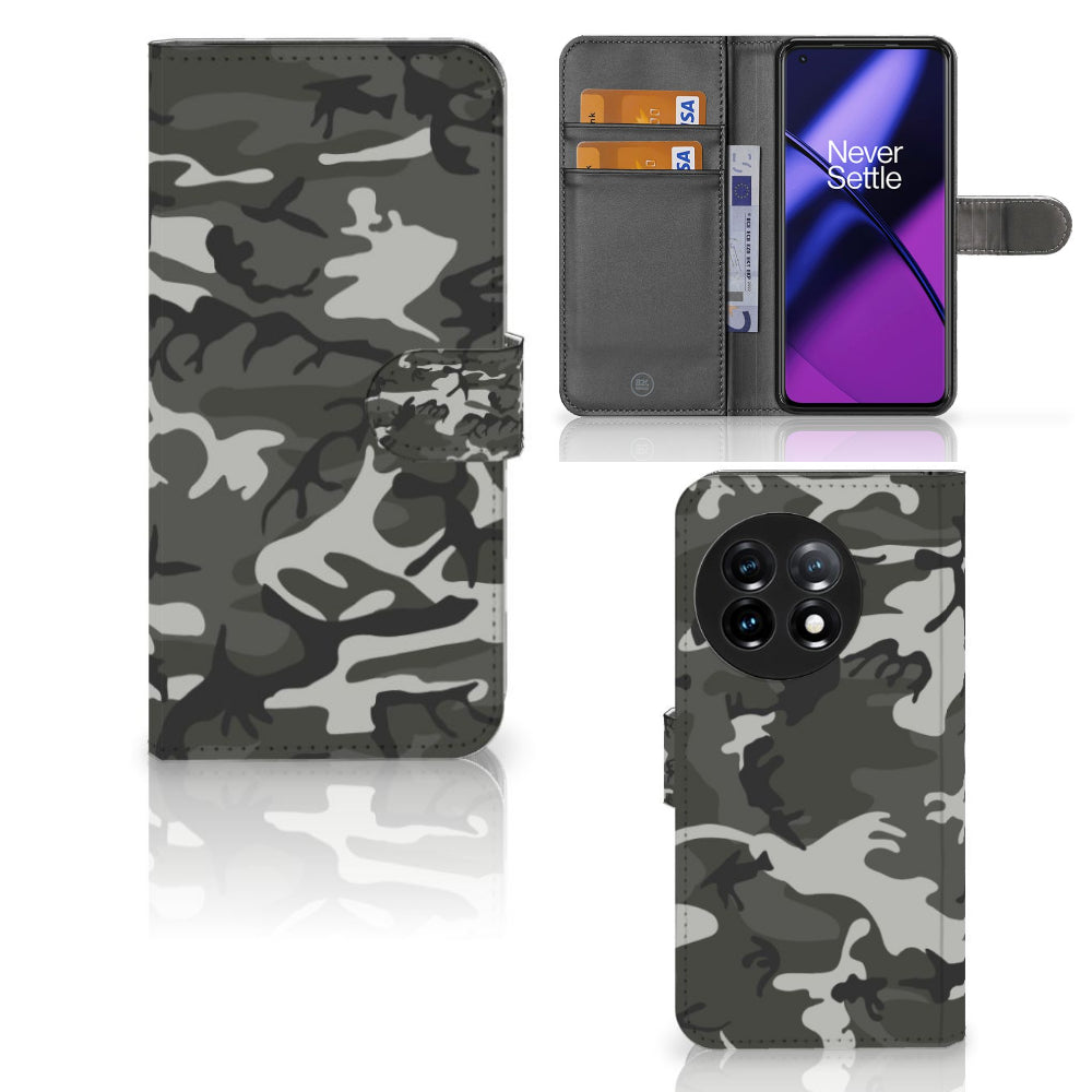 OnePlus 11 Telefoon Hoesje Army Light