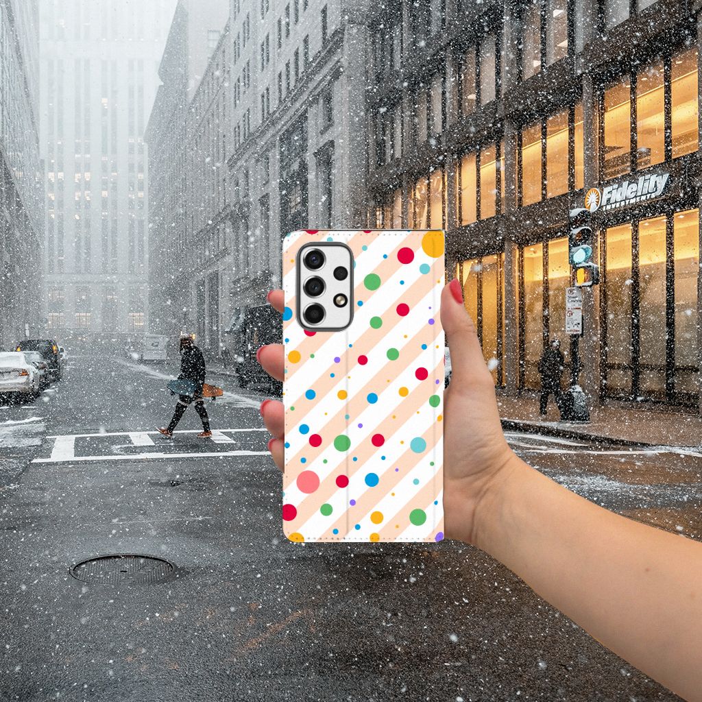 Samsung Galaxy A53 Hoesje met Magneet Dots - B2C Telecom