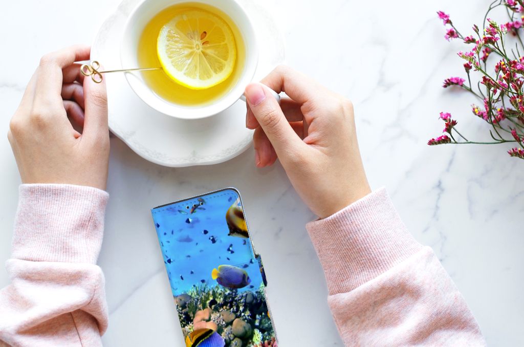 Xiaomi Redmi 7A Telefoonhoesje met Pasjes Vissen
