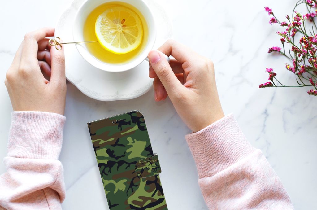 Samsung Galaxy S9 Plus Telefoon Hoesje Army Dark