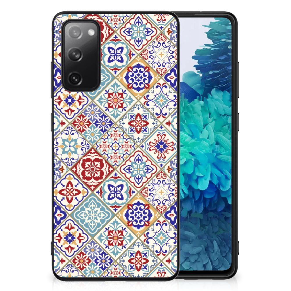 Samsung Galaxy S20 FE Marmeren Print Telefoonhoesje Tiles Color
