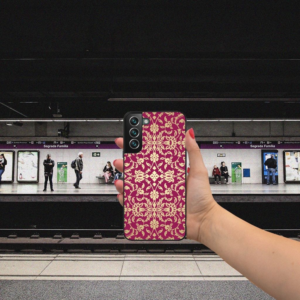 Back Cover Samsung Galaxy S22 Plus Barok Pink B2C Telecom
