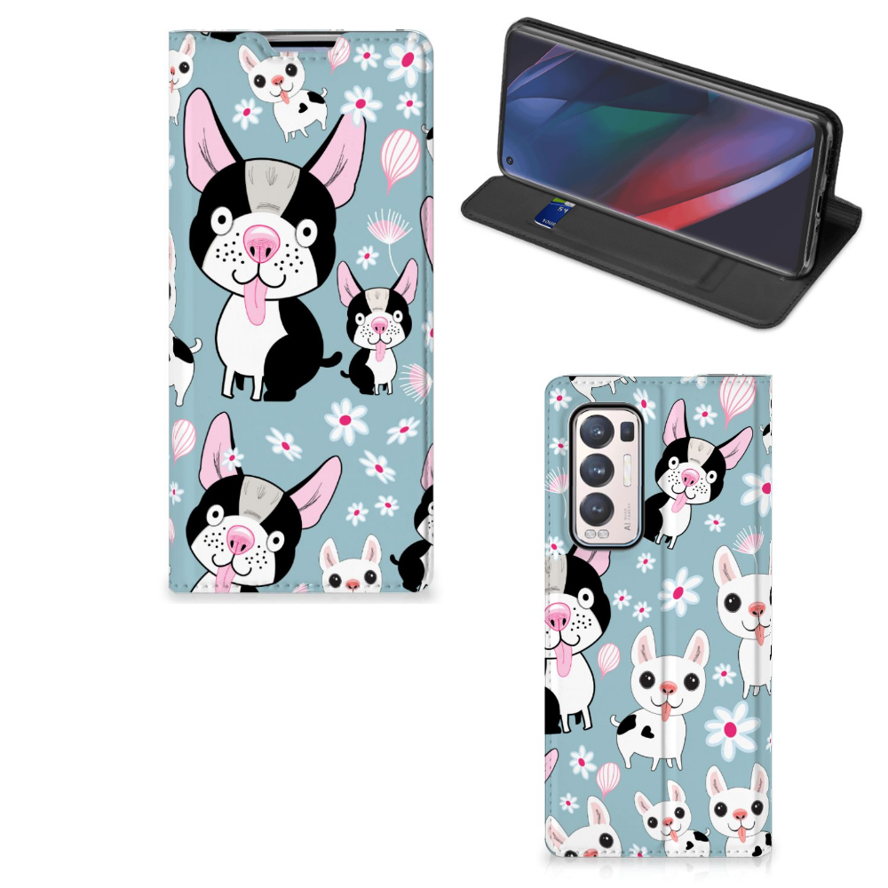 OPPO Find X3 Neo Hoesje maken Hondjes - B2C Telecom
