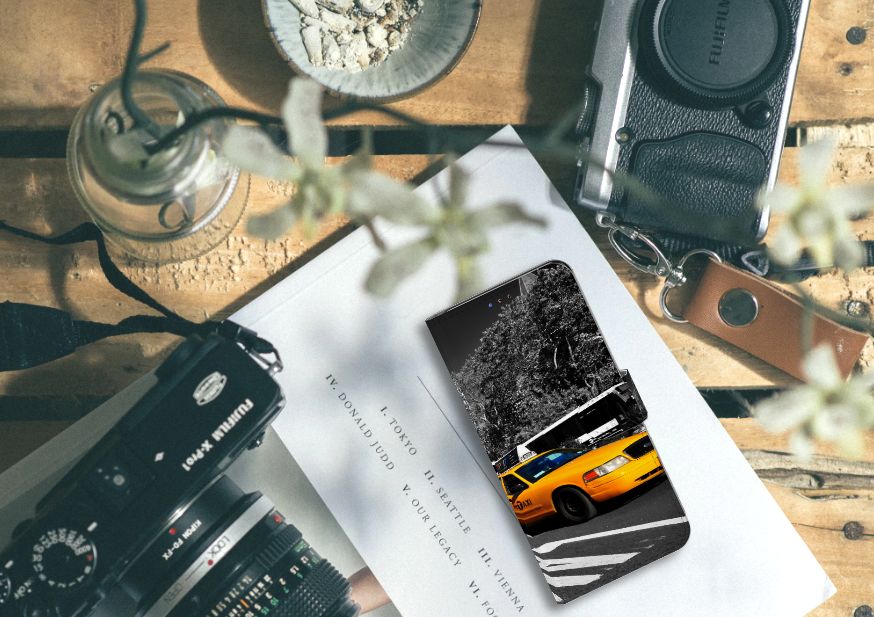 Samsung Galaxy A20s Flip Cover New York Taxi