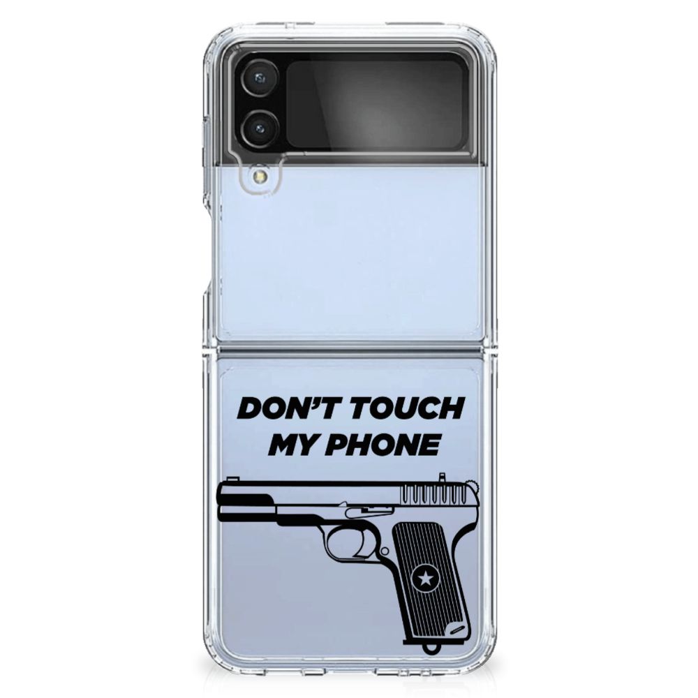 Samsung Galaxy Z Flip 4 Silicone-hoesje Pistol DTMP