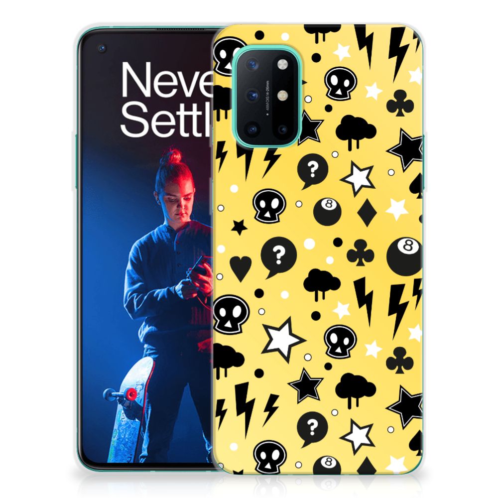 Silicone Back Case OnePlus 8T Punk Geel B2C Telecom
