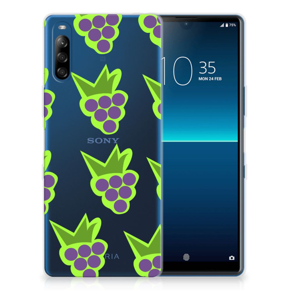 Sony Xperia L4 Siliconen Case Druiven