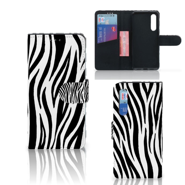 Xiaomi Mi 9 SE Telefoonhoesje met Pasjes Zebra