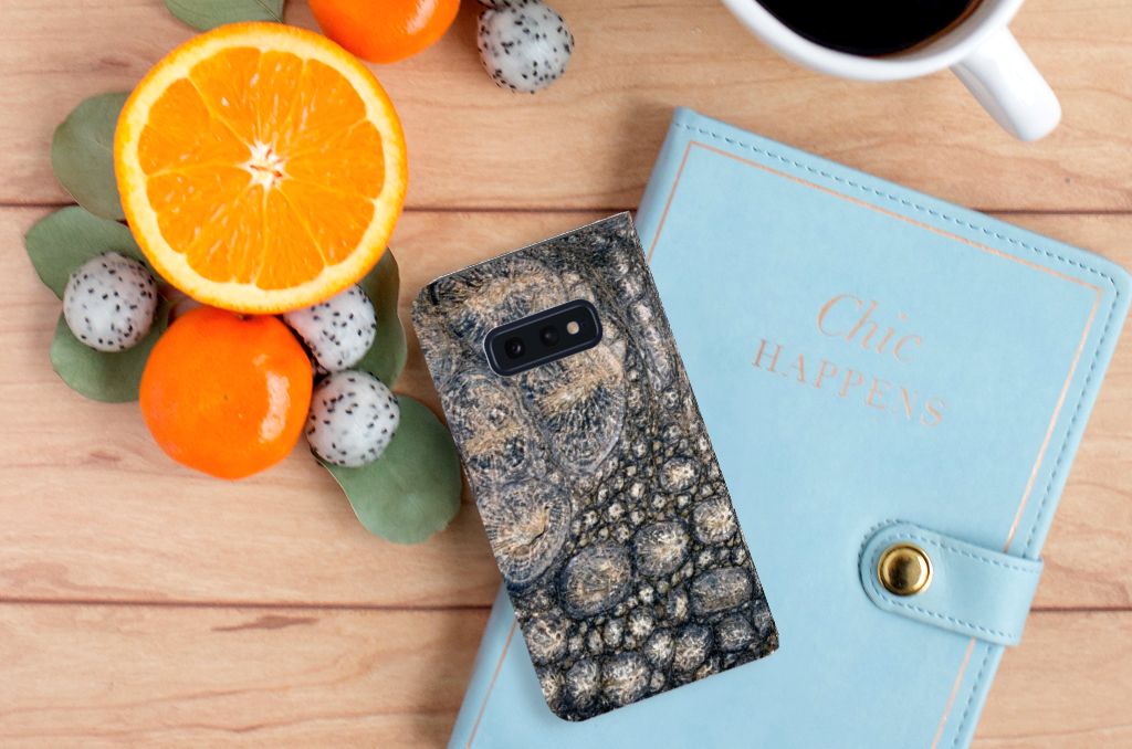 Samsung Galaxy S10e Hoesje maken Krokodillenprint