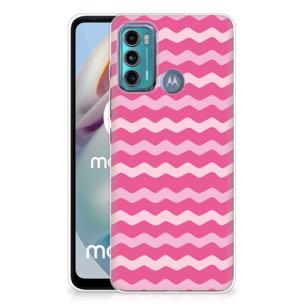 Motorola Moto G60 TPU bumper Waves Pink B2C Telecom