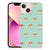 iPhone 13 mini TPU Hoesje Pups met schattige hondenillustraties đļ op een mintgroene achtergrond.