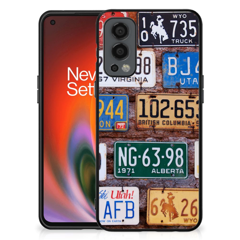 OnePlus Nord 2 Silicone Back Case Kentekenplaten
