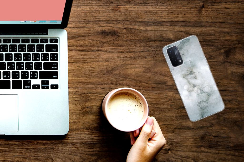 Hoesje maken OPPO A93 5G Painting Grey B2C Telecom