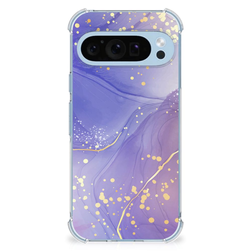 Back Cover voor Google Pixel 9 | 9 Pro Watercolor Paars
