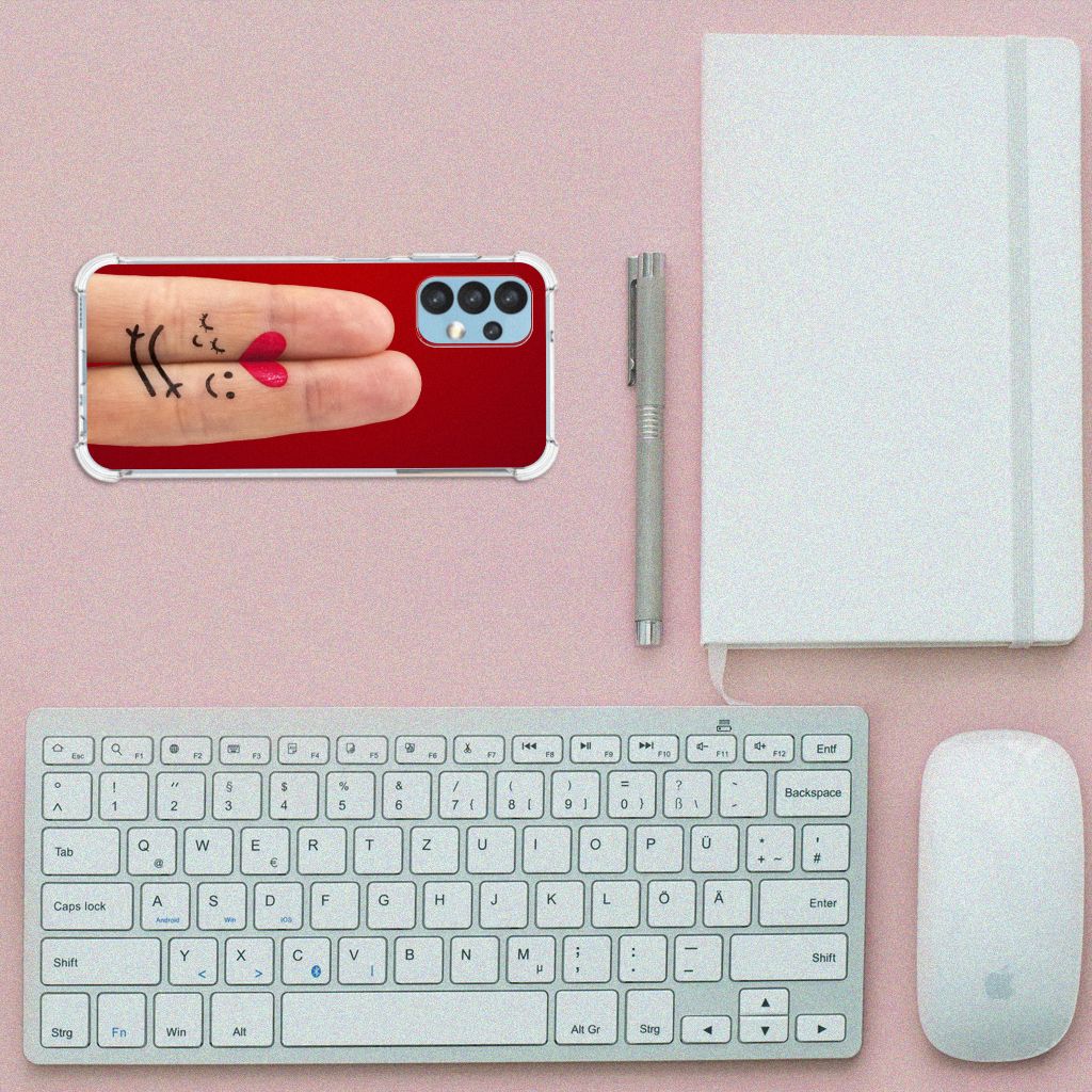 Samsung Galaxy A13 (4G) Anti Shock Bumper Case Liefde - Origineel Romantisch Cadeau B2C Telecom