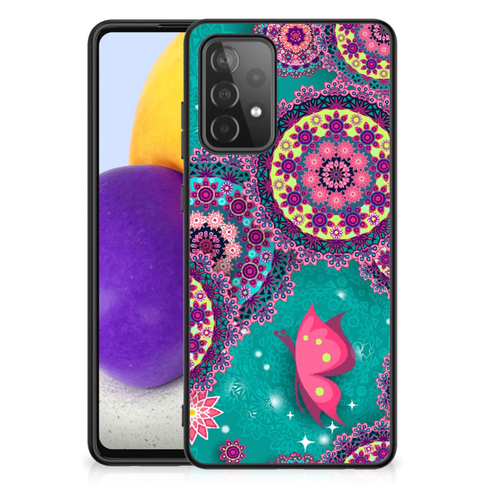Samsung Galaxy A72 (5G/4G) Leuk Telefoonhoesje Cirkels en Vlinders