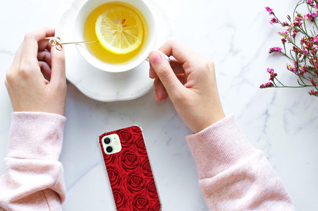 iPhone 12 Mini Case Red Roses