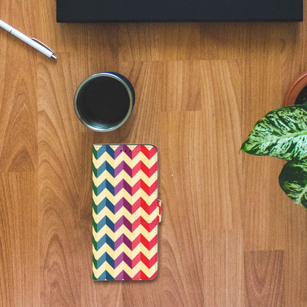 Sony Xperia 1 IV Telefoon Hoesje Zigzag Multi Color