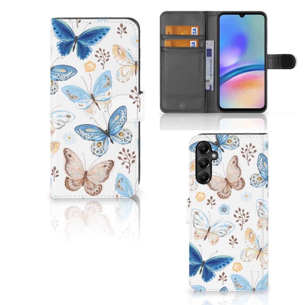 Telefoonhoesje met Pasjes voor Samsung Galaxy A05s Vlinder