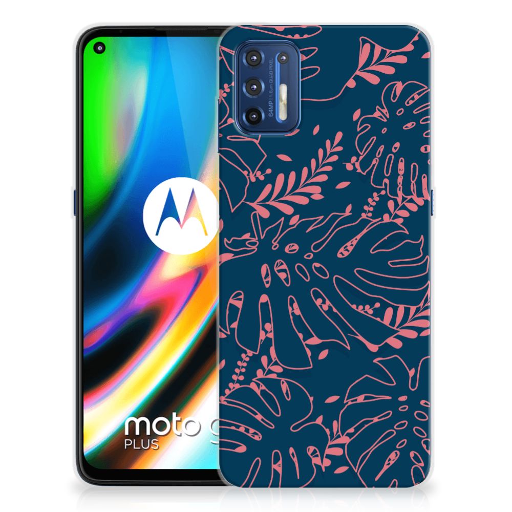 Motorola Moto G9 Plus TPU Case Palm Leaves