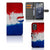 Nokia G60 Bookstyle Case Nederland met artistiek ontwerp van de Nederlandse vlag, perfect voor trots op Nederland.