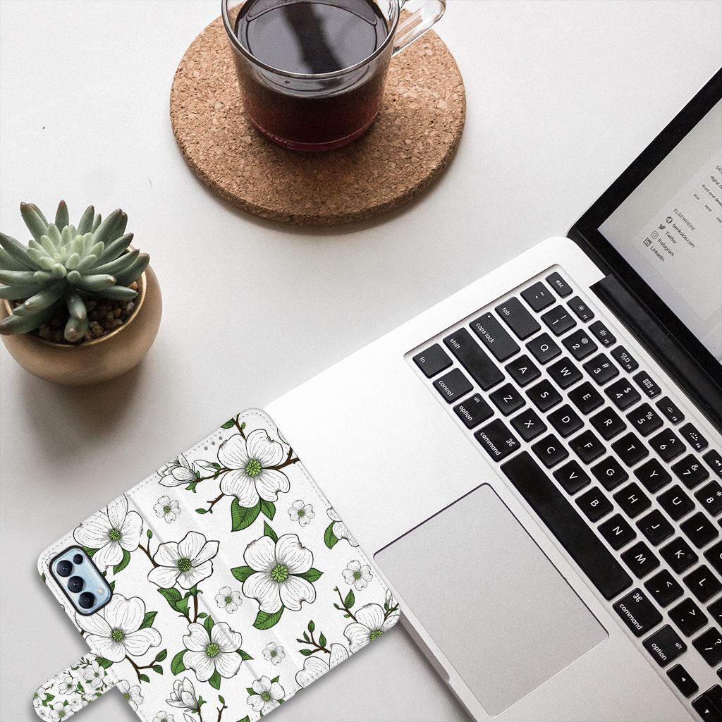 OPPO Find X3 Lite Hoesje Dogwood Flowers