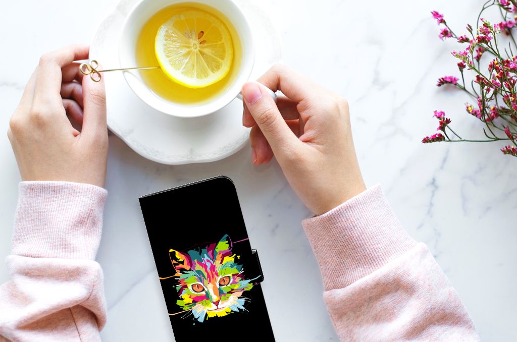OnePlus Nord CE 2 Lite Leuk Hoesje Cat Color