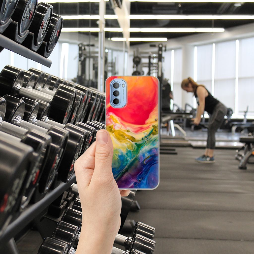 Hoesje maken Motorola Moto G31 | G41 Watercolor Dark B2C Telecom