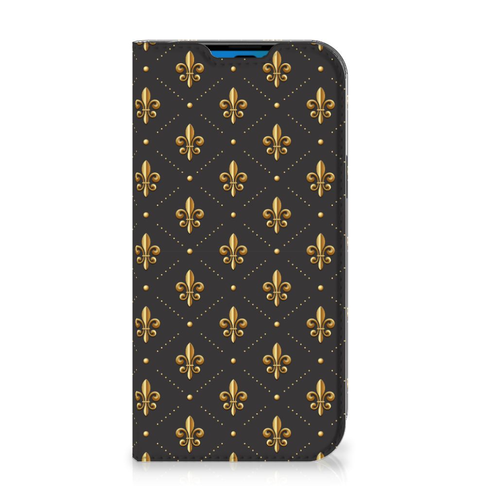 iPhone 14 Pro Hoesje met Magneet Franse Lelie - B2C Telecom