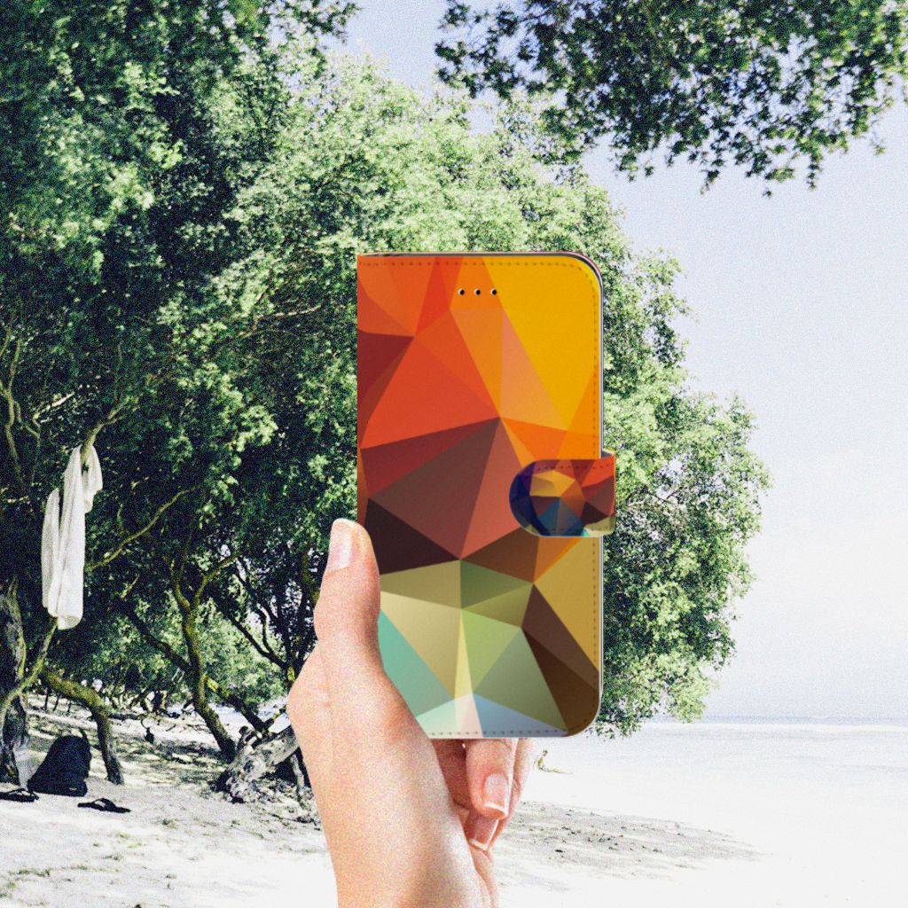 Apple iPhone 7 Plus | 8 Plus Book Case Polygon Color