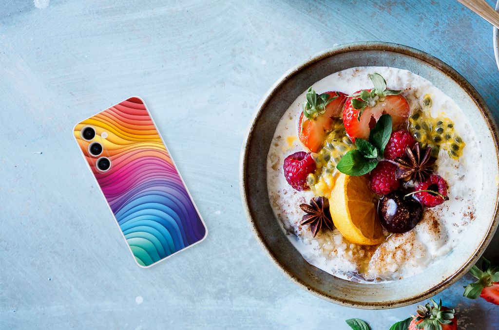 TPU Hoesje voor Samsung Galaxy S24 Regenboog B2C Telecom