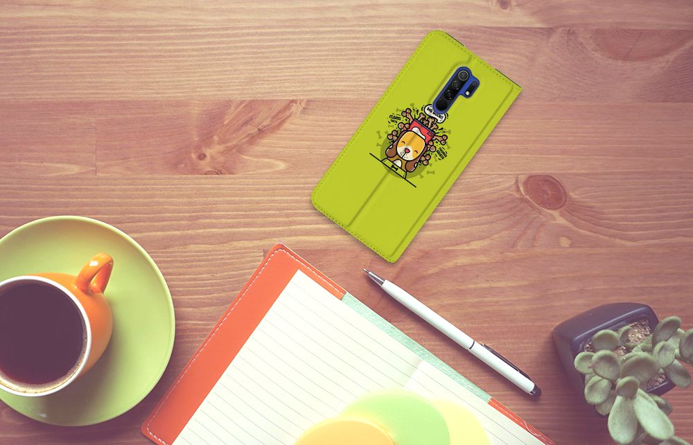 Xiaomi Redmi 9 Magnet Case Doggy Biscuit - B2C Telecom