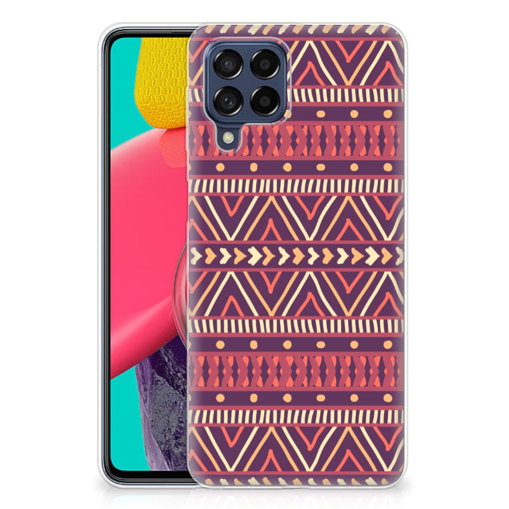 Samsung Galaxy M53 TPU bumper Aztec Paars B2C Telecom