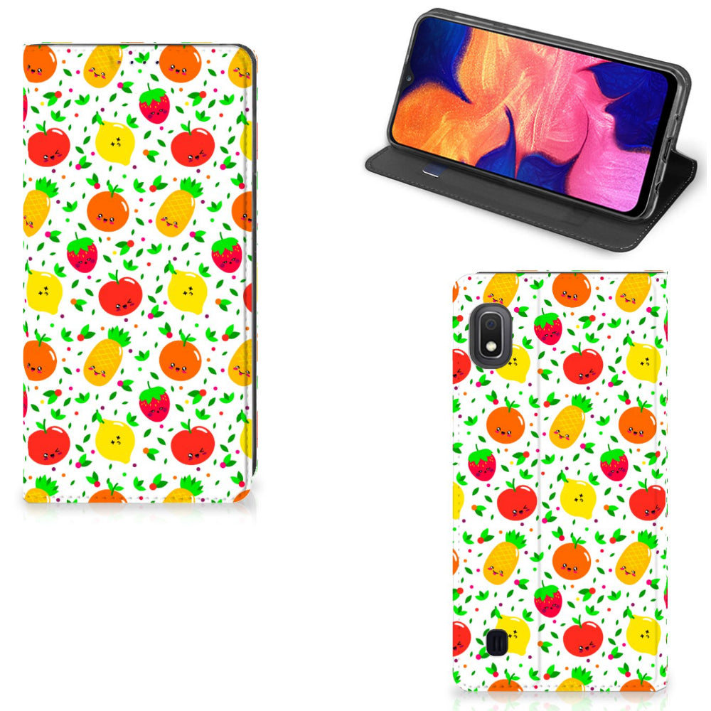 Samsung Galaxy A10 Flip Style Cover Fruits
