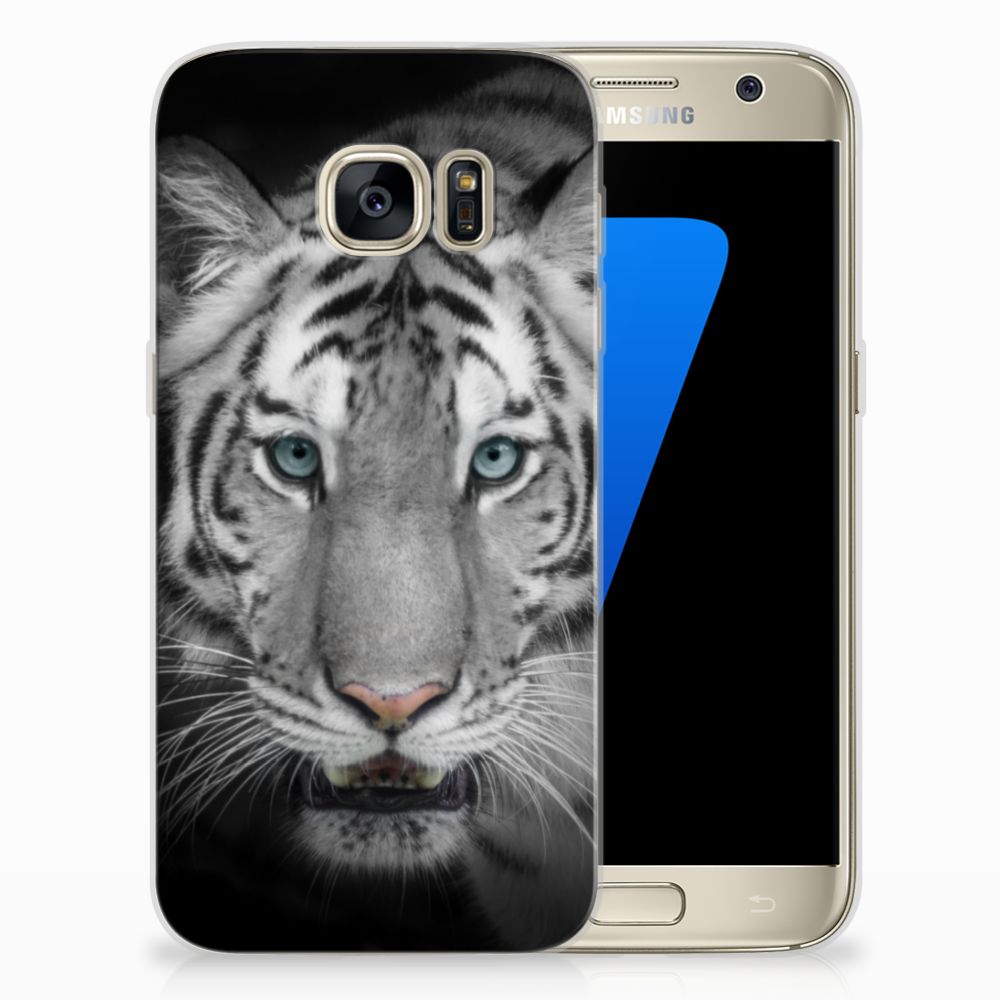 Samsung Galaxy S7 TPU Hoesje Tijger