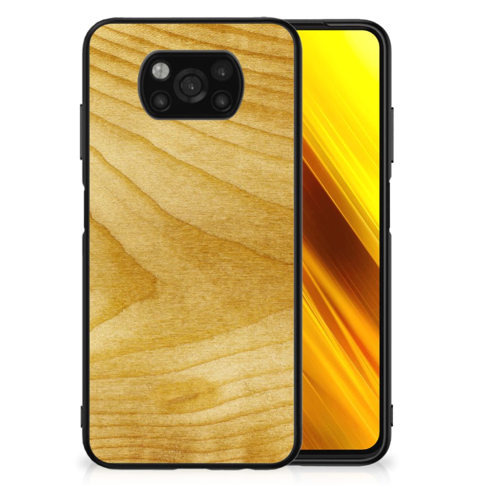Xiaomi Poco X3 | X3 Pro Houten Print Telefoonhoesje Licht Hout B2C Telecom