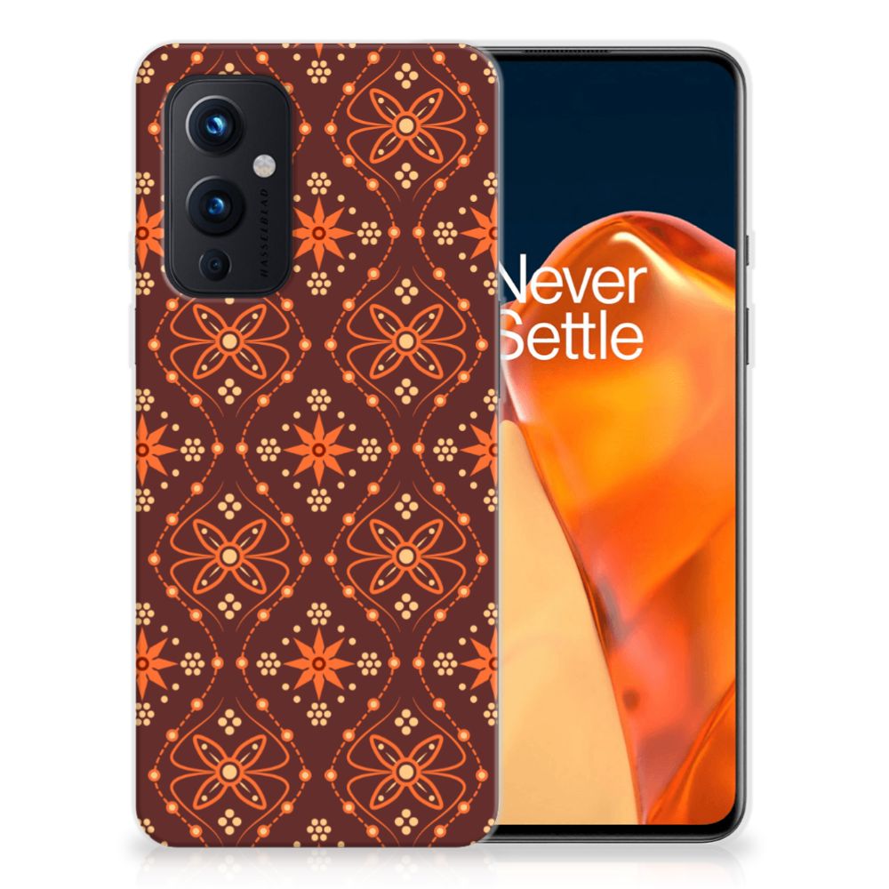 OnePlus 9 TPU bumper Batik Brown B2C Telecom