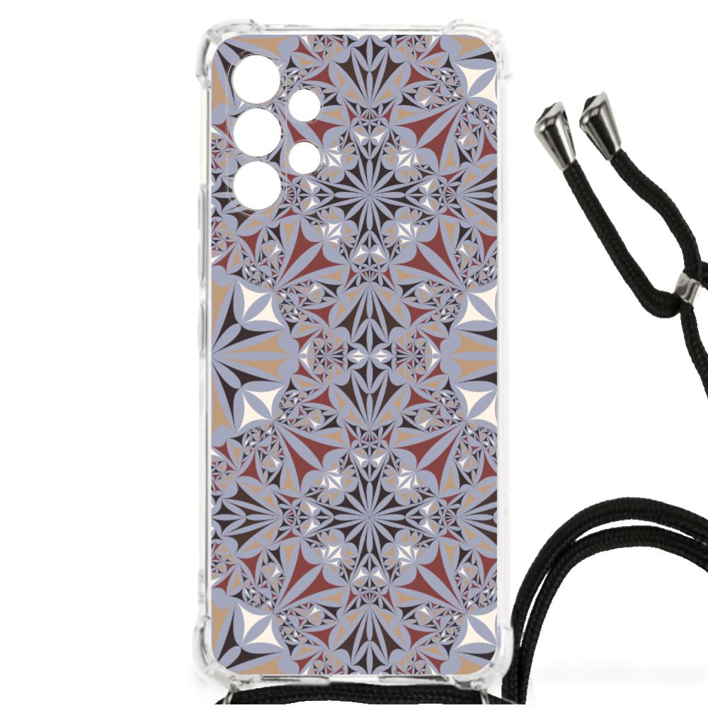 Samsung Galaxy A13 4G Anti-Shock Hoesje Flower Tiles B2C Telecom