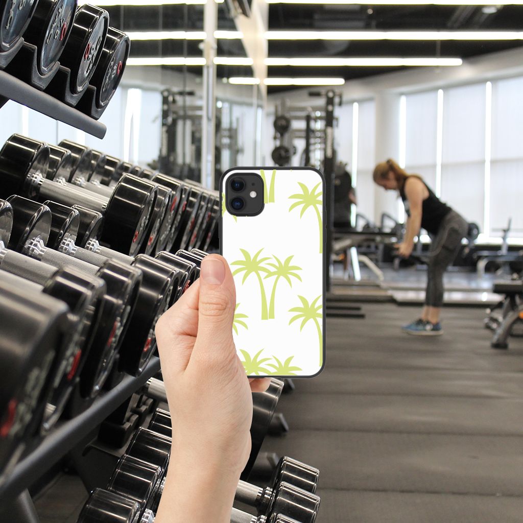 iPhone 11 Bloemen Hoesje Palmtrees B2C Telecom