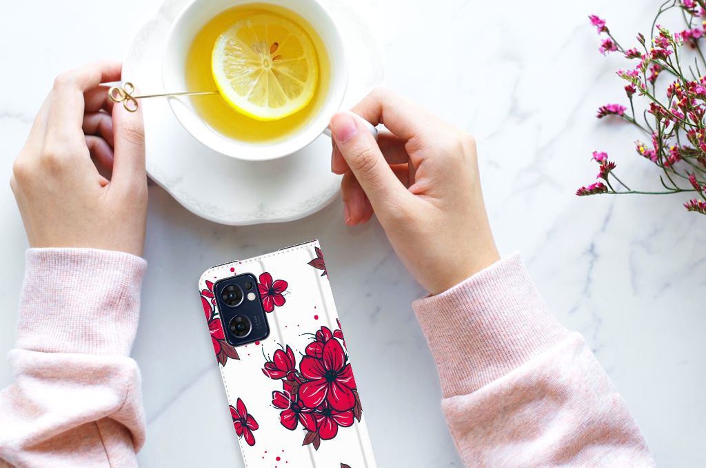 OPPO Find X5 Lite | Reno7 5G Smart Cover Blossom Red - B2C Telecom
