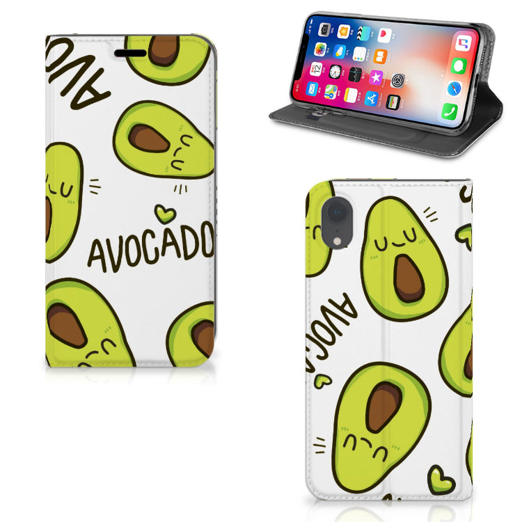 Apple iPhone Xr Magnet Case Avocado Singing