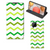 Samsung Galaxy A42 Hoesje met Magneet Zigzag Groen - B2C Telecom