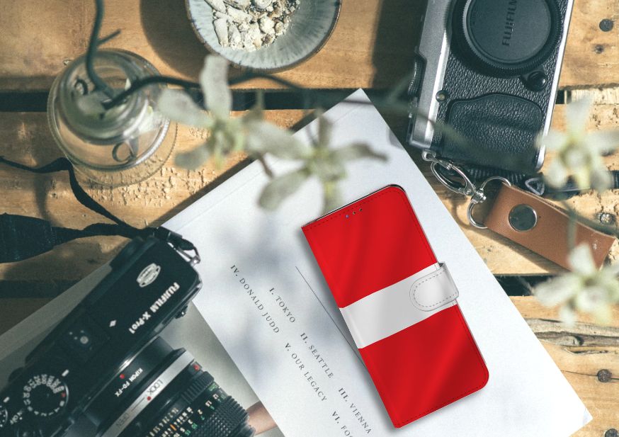 Samsung Galaxy A20s Bookstyle Case Denemarken