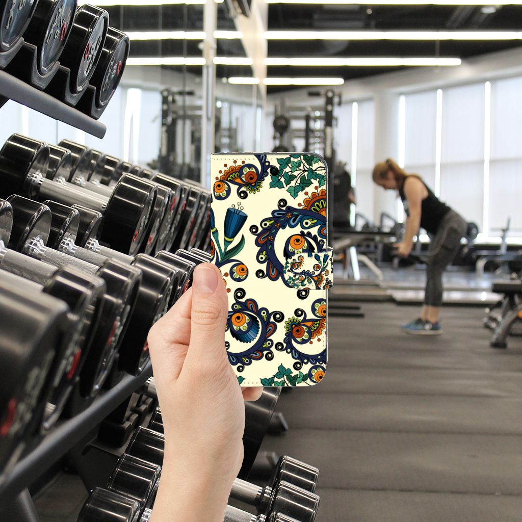 Wallet Case Samsung Galaxy S23 Plus Barok Flower